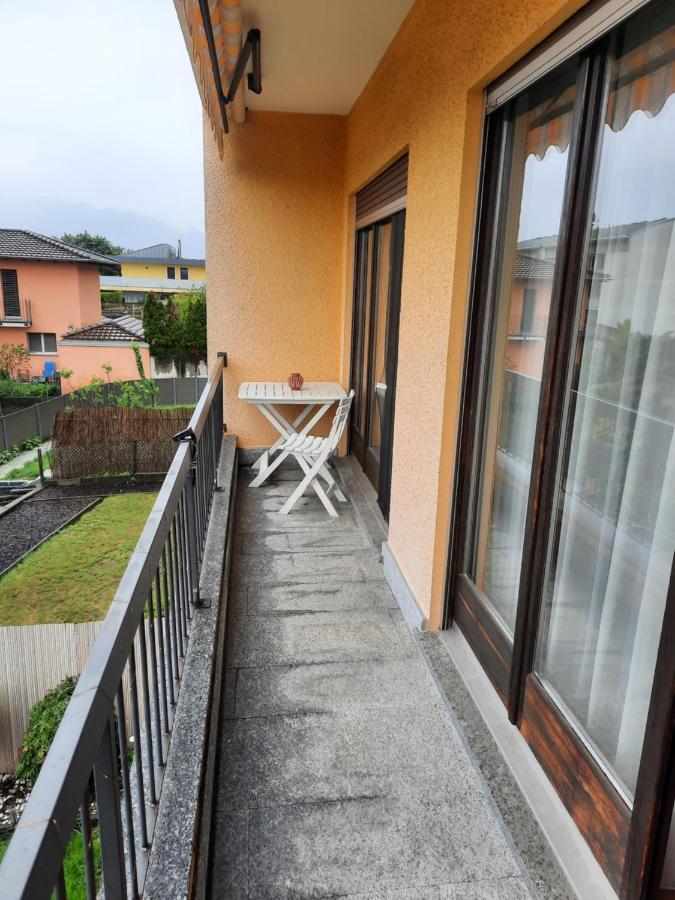 Camera Privata Con Balcone Gordola Exteriör bild